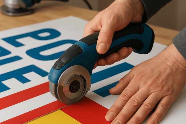 Cięcie materiałów reklamowych – jakie przecinarki sprawdzają się najlepiej
