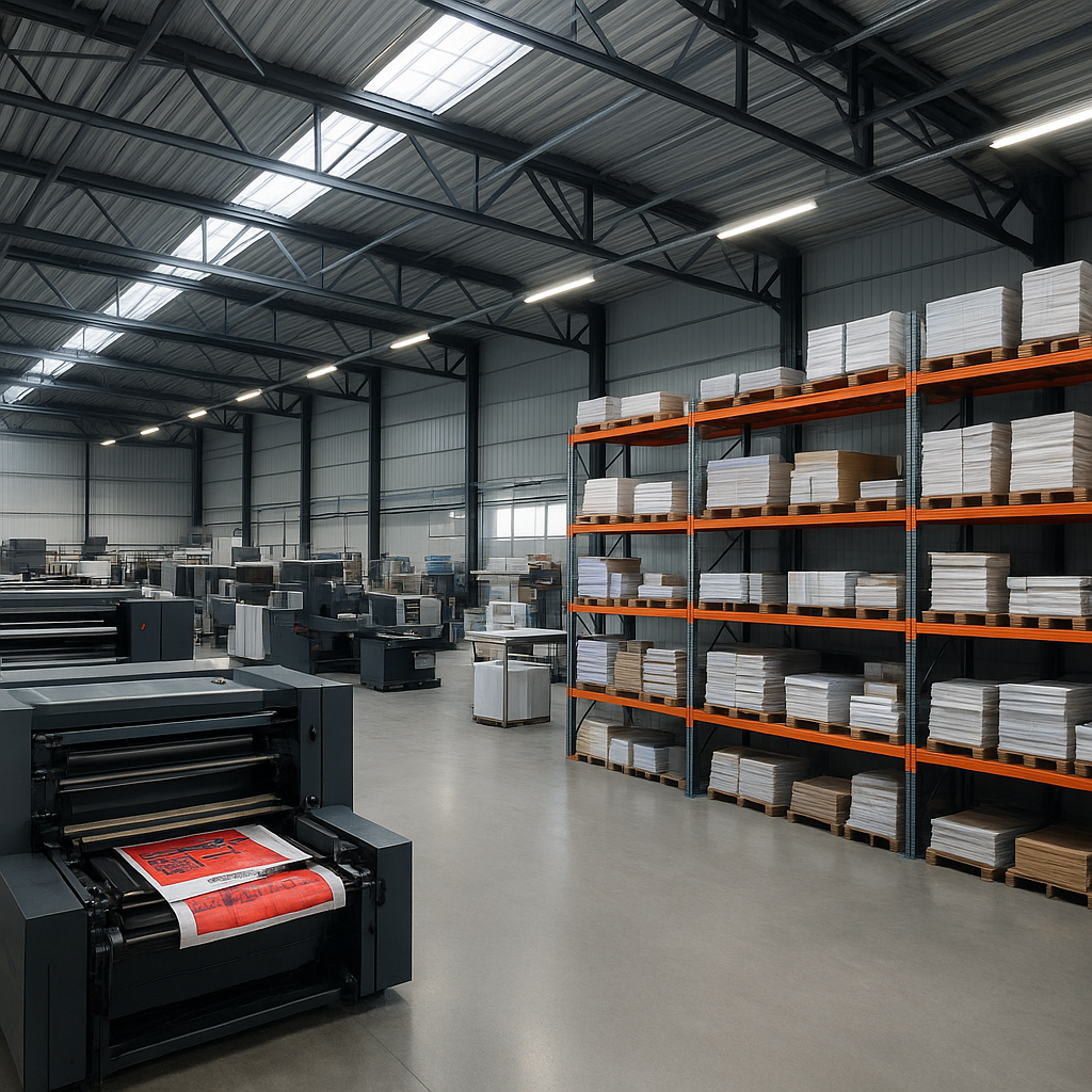 Hale magazynowe w druku i poligrafii – przestrzeń ma znaczenie