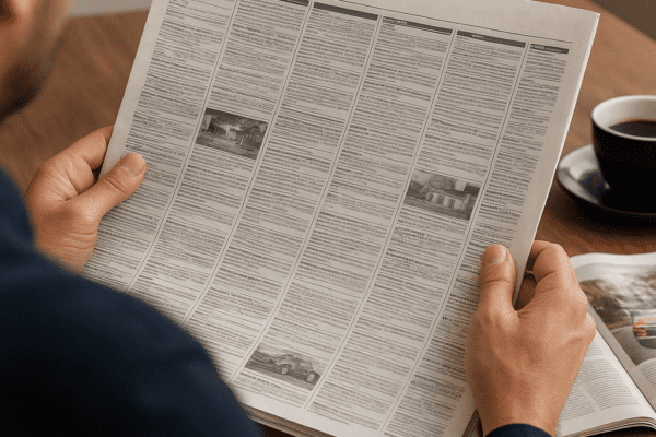 Druk i reklama w ogłoszeniach lokalnych na Zamojszczyźnie